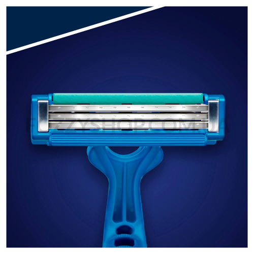 станок для бритья одноразовый жиллетт blue-3 simple с тремя лезвиями, 4 шт.