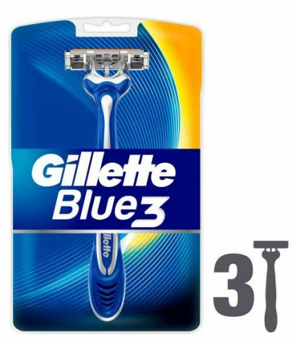 Станок для бритья одноразовый Жиллетт Blue-3 Comfort (3 шт.)