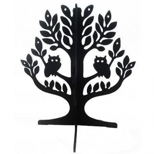 Подставка для украшений GALA Дерево, черный, металл,14,6х14,6х16,2 см