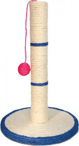 Триол 819 S Столб-когтеточка для кошек, на круглой платформе (шарик), d300*460мм