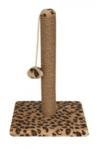 Триол Стойка №18 Столб-когтеточка для котят, на платформе (игрушка)