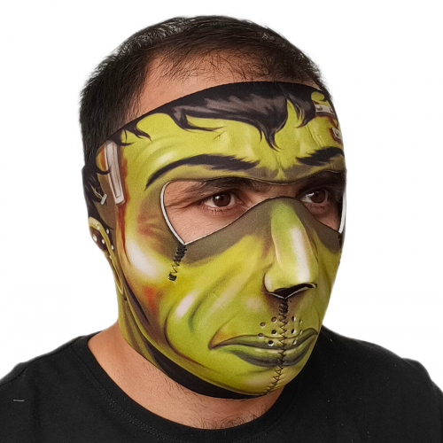 Многоразовая полнолицевая маска Wild Wear Undertaker - Маска изготовлена из неопрена. Подходит для поездок на всех видах двухколесного транспорта и занятий спортом №29