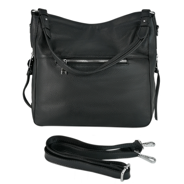 Женская сумка Borgo Antico. Кожа. 9904 black