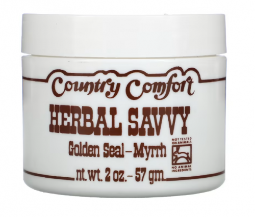 Country Comfort, Herbal Savvy, гидрастис и мирра, 57 г