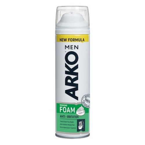 Пена для бритья Arko Men Anti-Irritation, защита от раздражения, 200 мл.