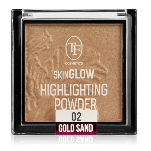 Триумф tf Хайлайтер для лица Skin glow 02 золотой песок CTW 61102