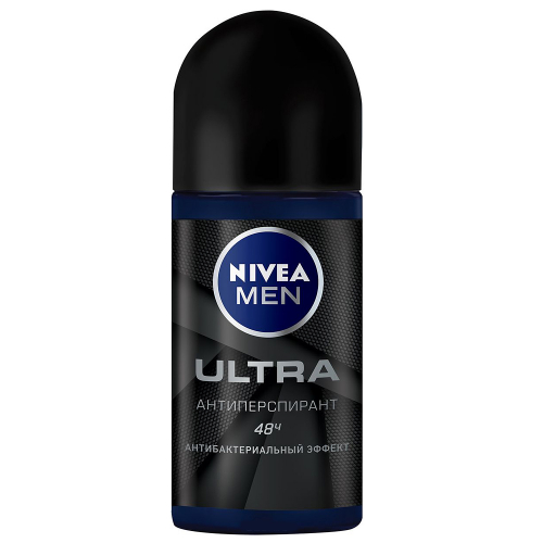 Дезодорант Шариковый NIVEA MEN Антиперспирант Ultra Антибактериальный Эффект 50 мл (80000)