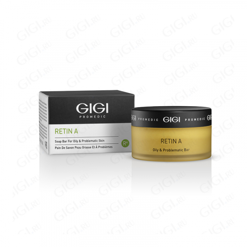 GIGI Мыло в банке со спонжем для жирной кожи / RA Soap bar for oily skin 100 гр