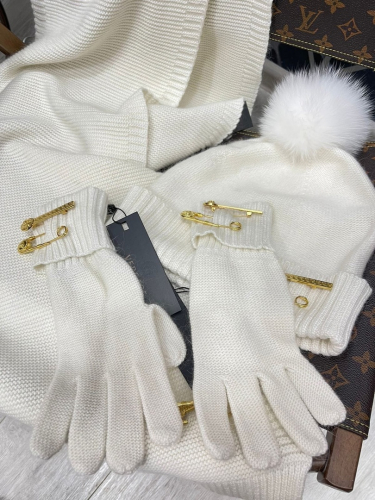 комплект шапка+ шарф+ перчатки Копия 