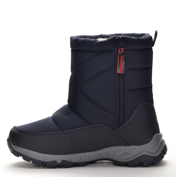 Gogc 9673-7 Полусапожки син текстиль+иск нубук, иск мех