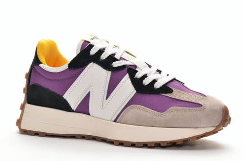 Sport + NB DB1260-20 Кроссовки фиол текстиль+замша