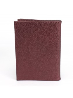 Обложка для авто+паспорт Croco-ВП-103 натуральная кожа бордовый металлик (232) 237572