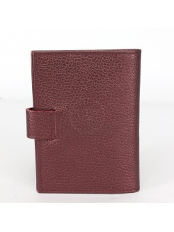 Обложка для авто+паспорт-Croco-ВП-1031 (с хляст, 5 внут карм) натуральная кожа бордо металлик (232) 238661