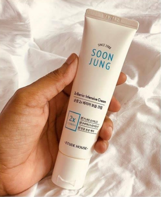 Etude House/ Интенсивно восстанавливающий крем для лица SOON JUNG 2x Barrier Intensive Cream 60 мл.