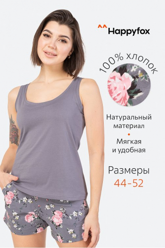 Женский домашний костюм с шортами Happy Fox