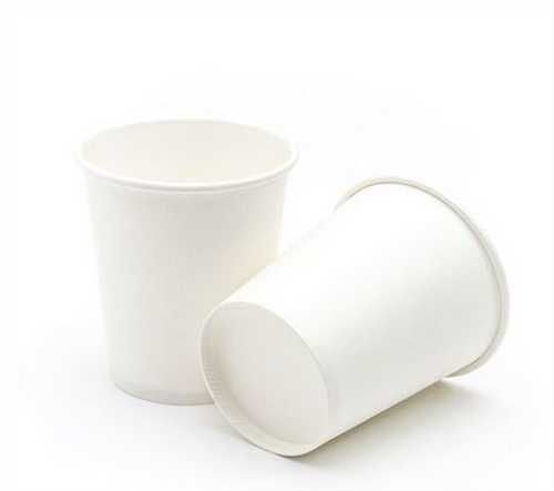 Одноразовые стаканы бумажные белые 250мл, 50шт/уп