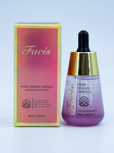 JIGOTT - СЫВОРОТКА ДЛЯ ЛИЦА С ЭКСТРАКТОМ ЖЕМЧУГА FACIS PEARL ESSENCE AMPOULE, 35 ML