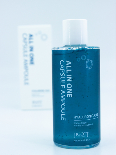 JIGOTT - СЫВОРОТКА КАПСУЛЬНАЯ С ГИАЛУРОНОВОЙ КИСЛОТОЙ ALL IN ONE CAPSULE AMPOULE HYALURONIC ACIS, 200 ML