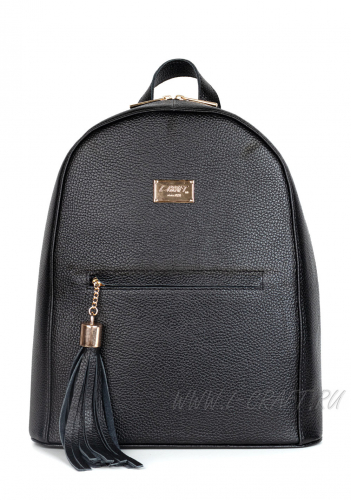 Рюкзак женский L-Craft Модель №L90 | кожа | гладкий | черный | К94 | 29636