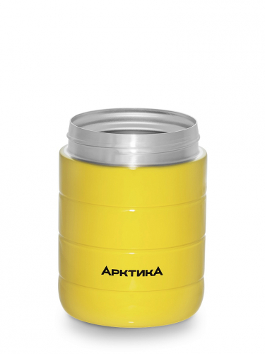 Термос для еды вакуумный, бытовой, тм «Арктика», 0.48 л,307-480 жёлтый