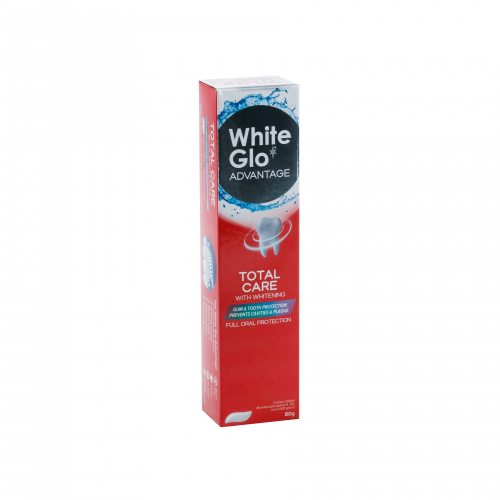 Вайт Гло зубная паста 80,0 отбеливающая Тотальная защита