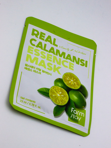 FARMSTAY - МАСКА ТКАНЕВАЯ ДЛЯ ЛИЦА С ЭКСТРАКТОМ КАЛАМАНСИ REAL CALAMANSI ESSENCE MASK, 23 ML