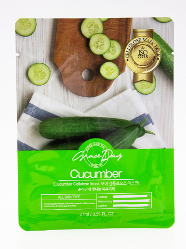 GRACE DAY - МАСКА ТКАНЕВАЯ ДЛЯ ЛИЦА TRADITIONAL ORIENTAL MASK SHEET CUCUMBER(ORDERABLE AT THE END OF MARCH), 22 G