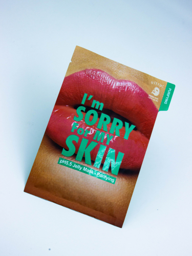 I'M SORRY FOR MY SKIN - МАСКА ОЧИЩАЮЩАЯ ТКАНЕВАЯ ДЛЯ ЛИЦА PH5.5 JELLY MASK - PURIFYING, 33 ML