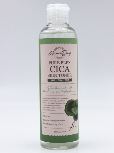 GRACE DAY - ТОНЕР ДЛЯ ЛИЦА С ЦЕНТЕЛЛОЙ PURE PLEX CICA SKIN TONER, 250 ML