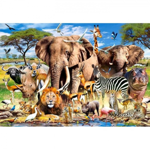 Пазл «Животные саванны», 1500 элементов