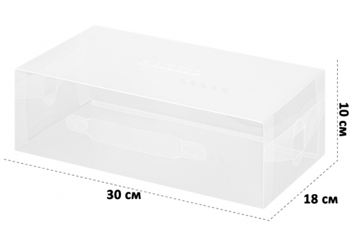 Набор 12 коробок для хранения женской обуви 30*18*10 см 