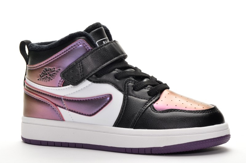 Baas DC6332-18 Кроссовки детские чер-неон иск кожа, байка