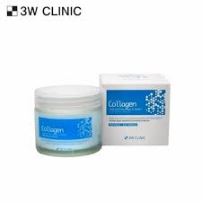 Крем ночной увлажняющий с коллагеном 3W Clinic Collagen Natural Time Sleep Cream