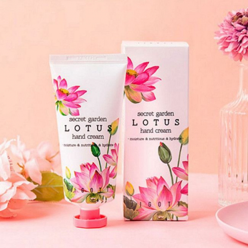 Крем для рук с экстрактом лотоса JIGOTT Secret Garden Lotus Hand Cream