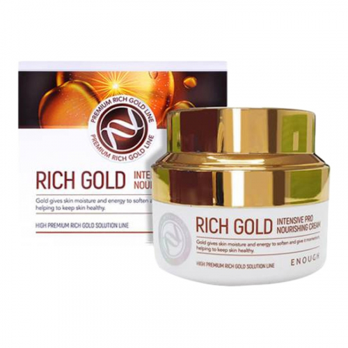 Крем для лица с золотом – Rich gold intensive pro nourishing cream, 50мл
