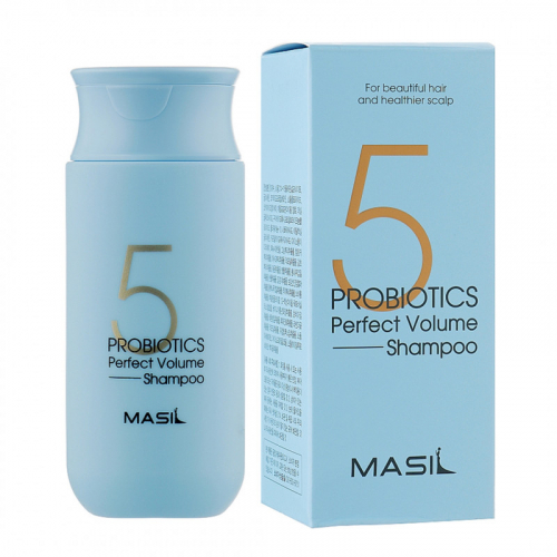 Шампунь для объема волос с пробиотиками 5 perfect volume shampoo,500мл(5 голубой 500)