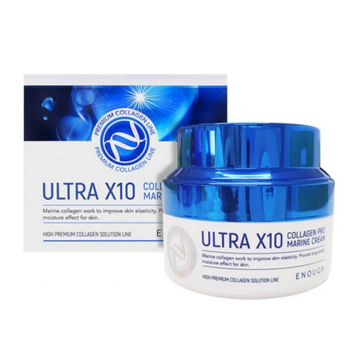 Крем для лица с коллагеном – Ultra X10 collagen pro marine cream, 50мл