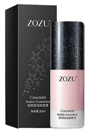 Основа под макияж увлажняющая Concealer Bubble Liquid Foundation, слоновая кость, 25мл