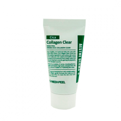 Пенка для умывания с центеллой Green Cica Collagen Clear, 300мл