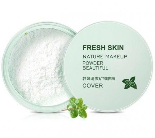 Пудра матирующая бесцветная для лица - Fresh Skin, 5гр