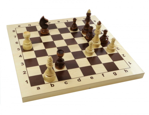 Настольная игра ДЕСЯТОЕ КОРОЛЕВСТВО Шахматы Гроссмейстерские деревянные (43см х 43см)