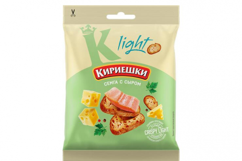 «Кириешки Light», сухарики со вкусом «Сёмга с сыром», 80 г