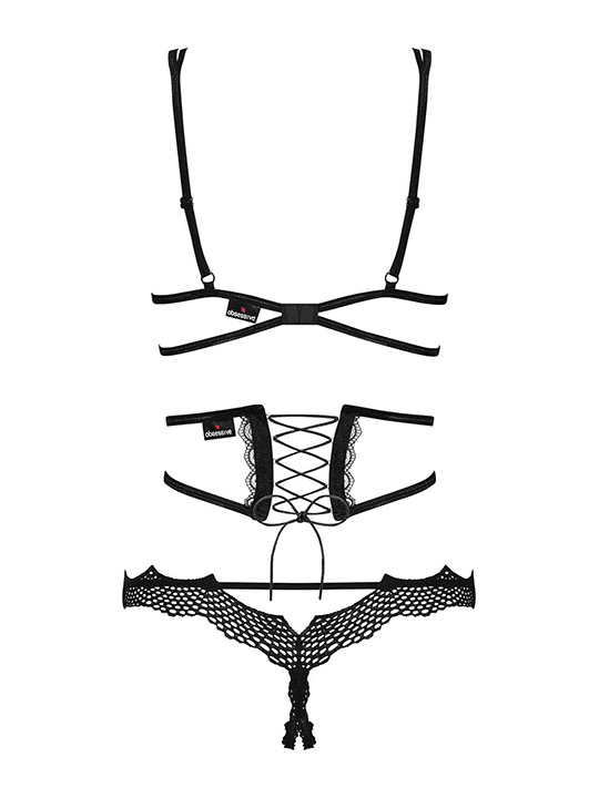 Комплект Bravelle Obsessive бюст пояс стринг