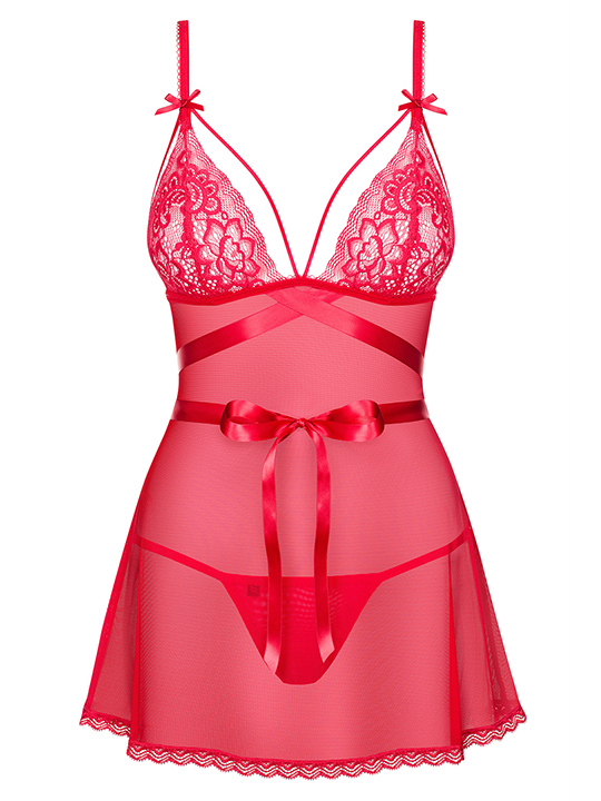 Комплект Lovlea Obsessive babydoll стринг