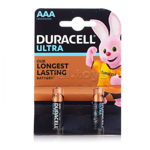 Батарейки алкалиновые DURACELL ULTRA LR03 BL2 (2 шт)