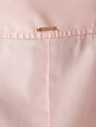 Ст.цена 1490 руб. Укороченная базовая блузка из хлопкового поплина с добавлением ПЭ_пудровый