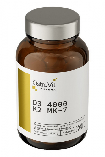 OstroVit Pharma D3 4000 + K2 MK-7 90 tab - ВИТАМИН D и K