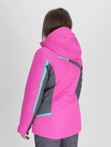 Горнолыжная куртка женская розового цвета 552001R