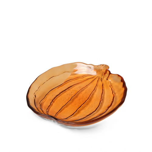 13979 FISSMAN Блюдо Pumpkin 23х22х3,8 см, цвет оранжевый (стекло)