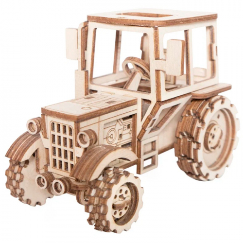 Деревянный Конструктор 3D Трактор 008 в Нижнем Новгороде